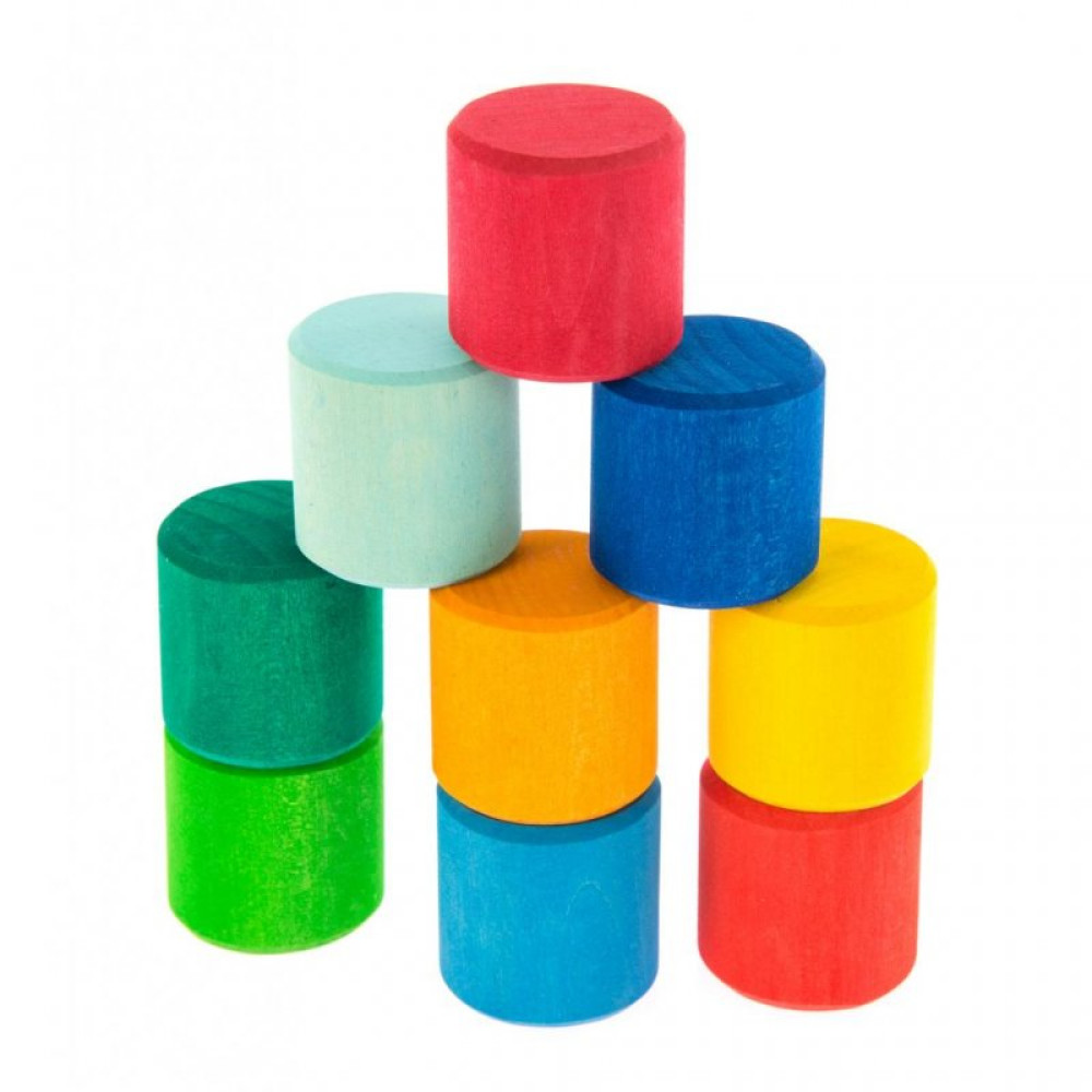 Конструктор nic деревянный Разноцветный ролик (NIC523347)