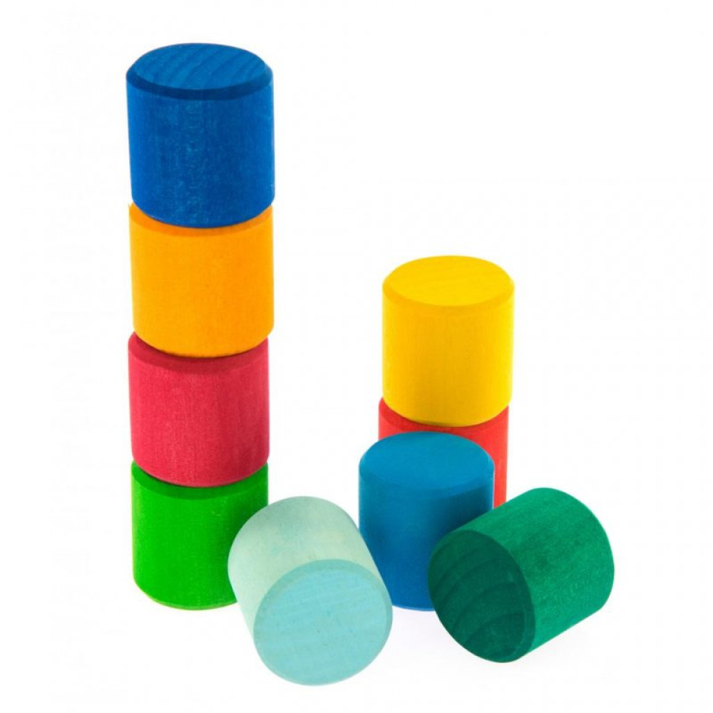 Конструктор nic деревянный Разноцветный ролик (NIC523347)