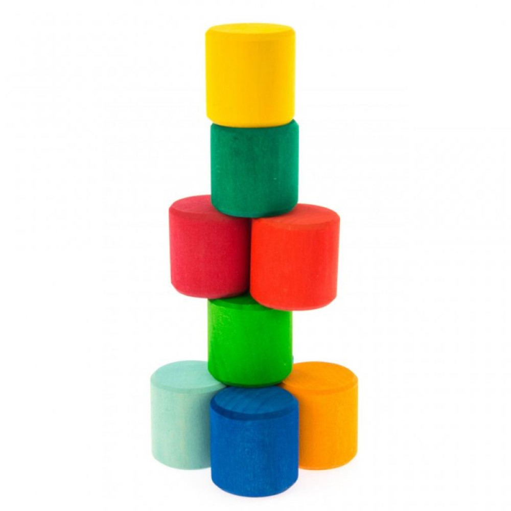 Конструктор nic деревянный Разноцветный ролик (NIC523347)