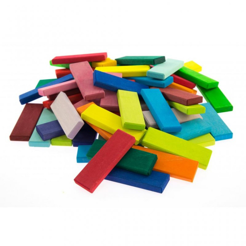 Конструктор nic деревянный Строительные пластины Башня 60 эл. (NIC523300)