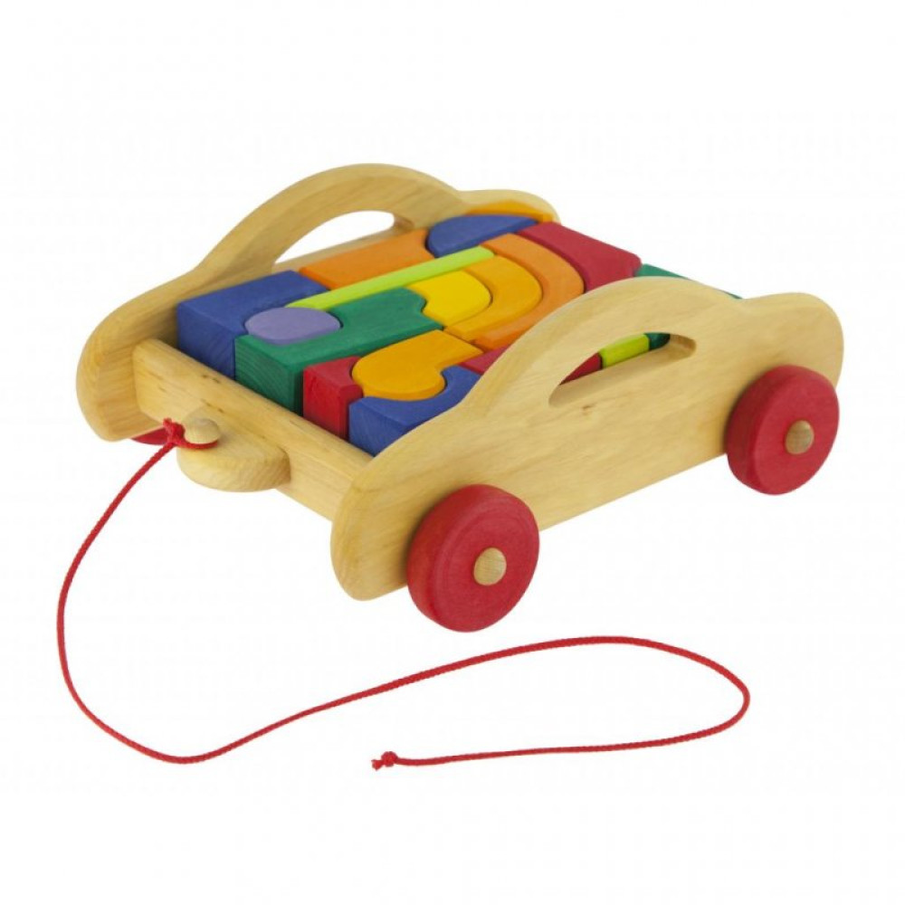 Конструктор nic деревянный Тележка 17 эл. (NIC523315)