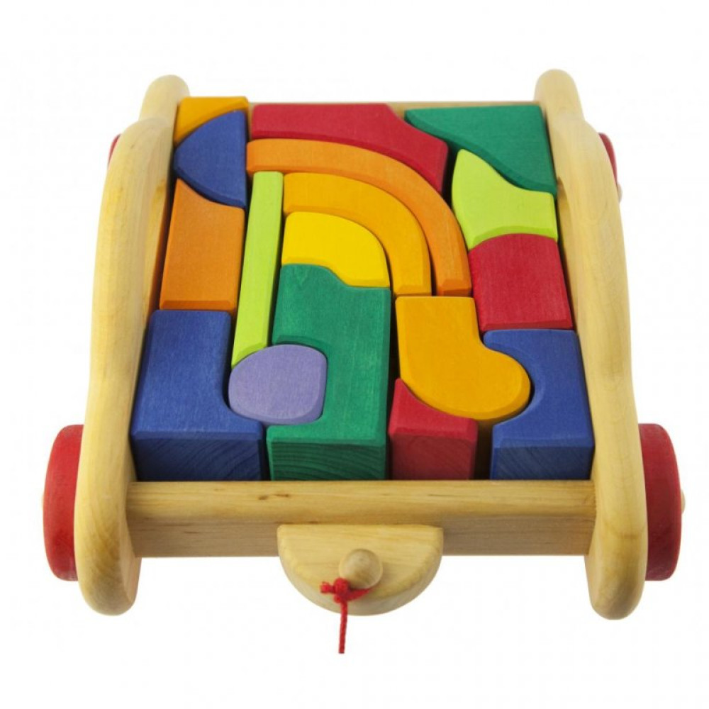 Конструктор nic деревянный Тележка 17 эл. (NIC523315)