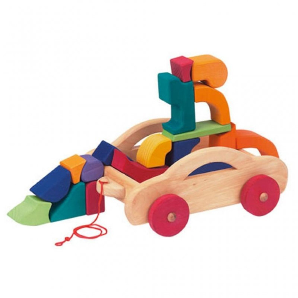 Конструктор nic деревянный Тележка 17 эл. (NIC523315)