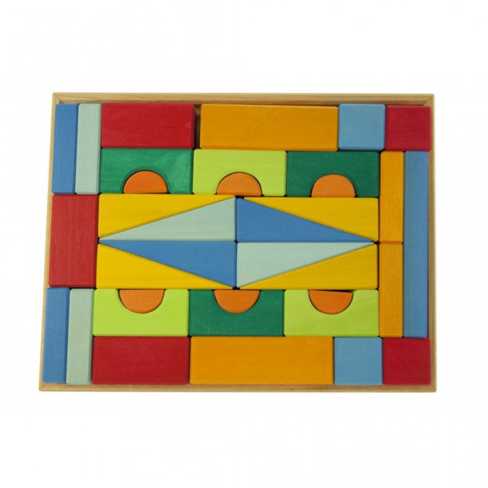 Конструктор nic деревянный Тоскана большой 36 эл (NIC523310)