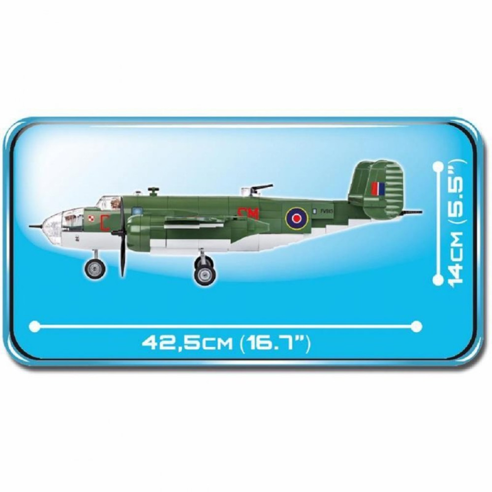 Конструктор Cobi Друга Світова Війна Літак B-25C MKII Мітчелл, 500 деталей (COBI-5530)