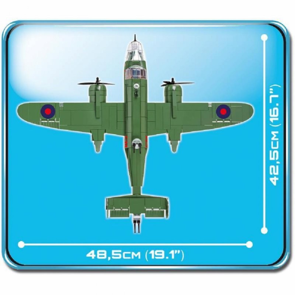 Конструктор Cobi Друга Світова Війна Літак B-25C MKII Мітчелл, 500 деталей (COBI-5530)