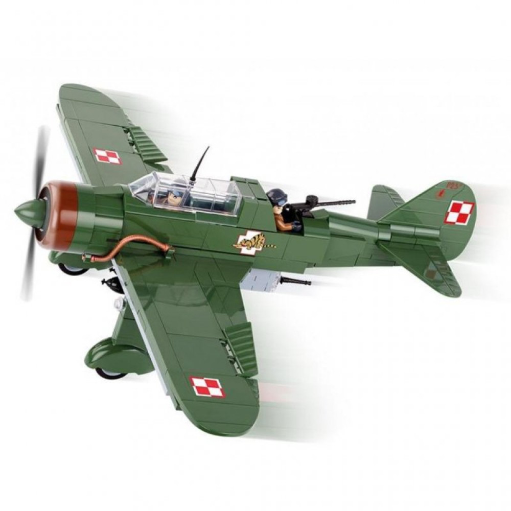 Конструктор Cobi Друга Світова Війна Літак PZL Карась P-23B, 280 деталей (COBI-5522)