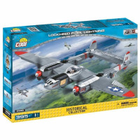 Конструктор Cobi Вторая Мировая Война Самолет Локхид П-38 «Лайтнинг», 395 дет (COBI-5539)
