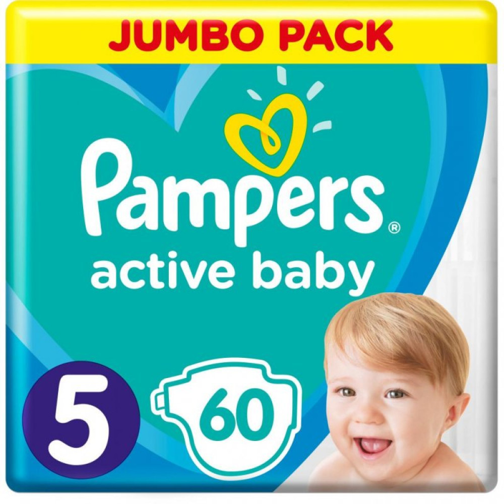 Подгузник Pampers Active Baby Junior Размер 5 (11-16 кг), 60 шт. (8001090948410) Подгузник Pampers Active Baby Junior Размер 5 (11-16 кг), 60 шт. (8001090948410)