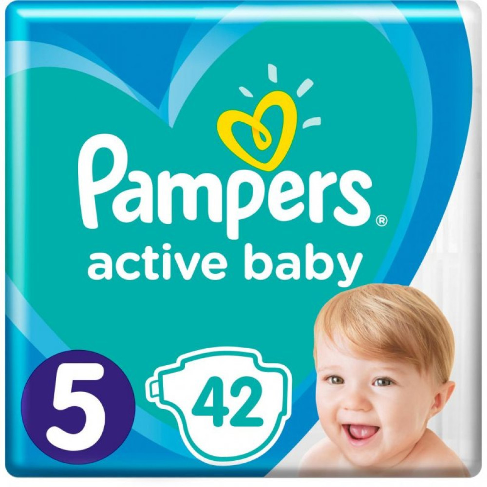 Подгузник Pampers Active Baby Junior Размер 5 (11-16 кг), 42 шт. (8001090950178) Подгузник Pampers Active Baby Junior Размер 5 (11-16 кг), 42 шт. (8001090950178)