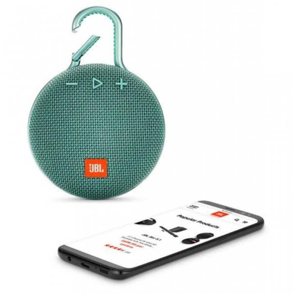 Акустична система JBL Clip 3 Teal (JBLCLIP3TEAL)