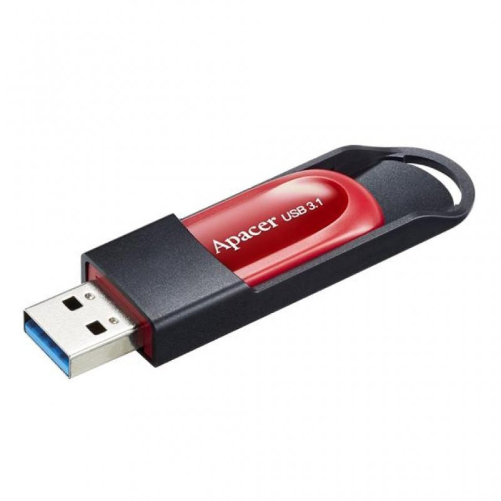 USB флеш накопичувач Apacer 64GB AH25A Black USB 3.1 Gen1 (AP64GAH25AB-1)