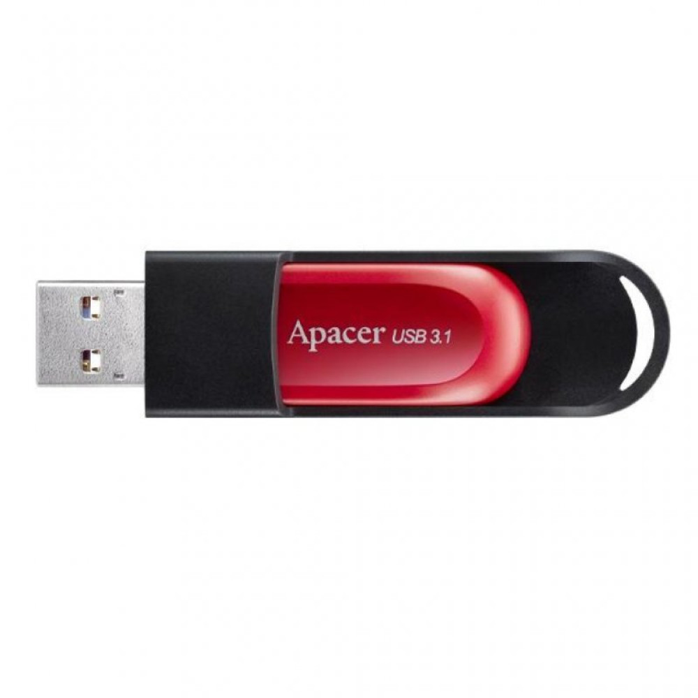 USB флеш накопичувач Apacer 64GB AH25A Black USB 3.1 Gen1 (AP64GAH25AB-1)