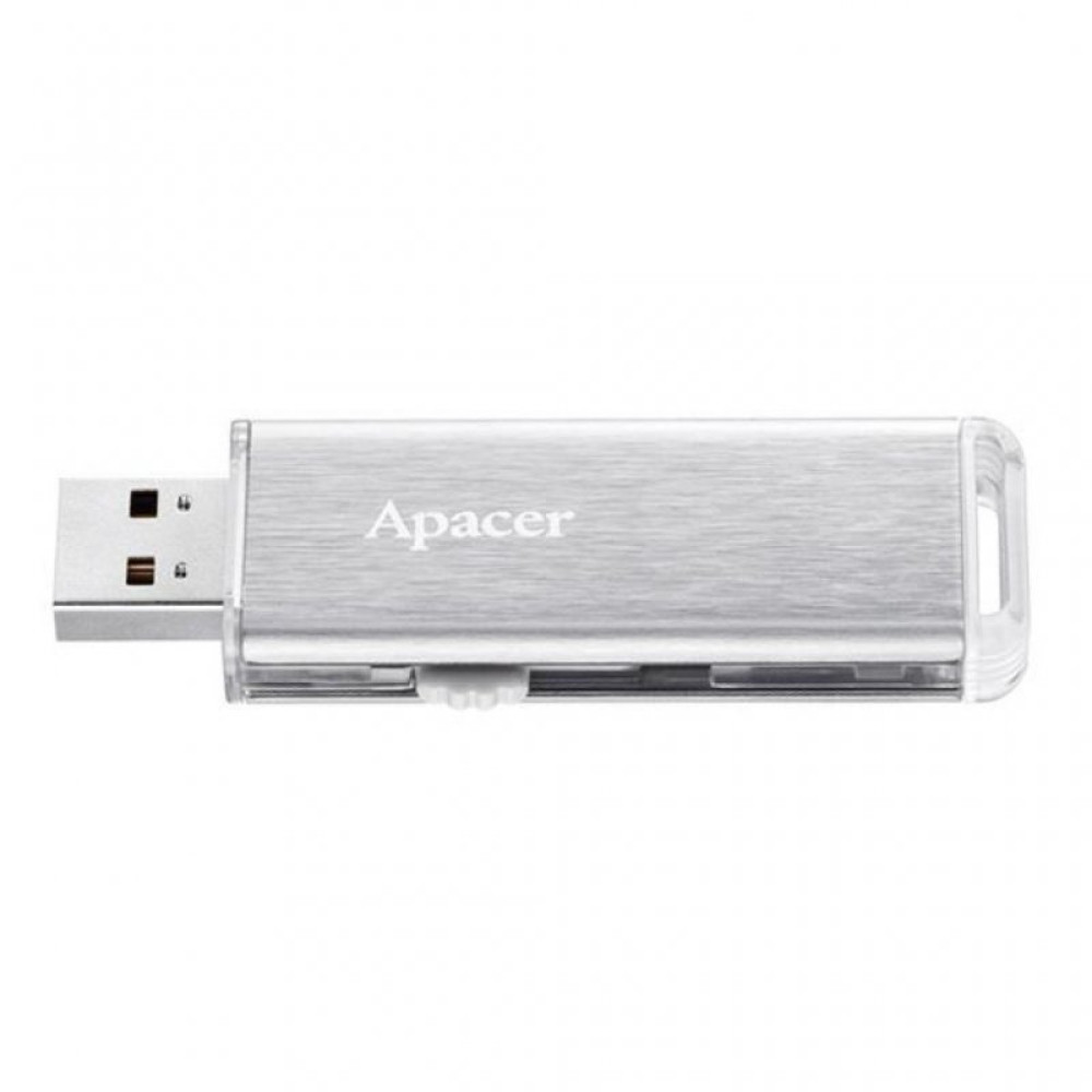 USB флеш накопитель Apacer 64GB AH33A Silver USB 2.0 (AP64GAH33AS-1)