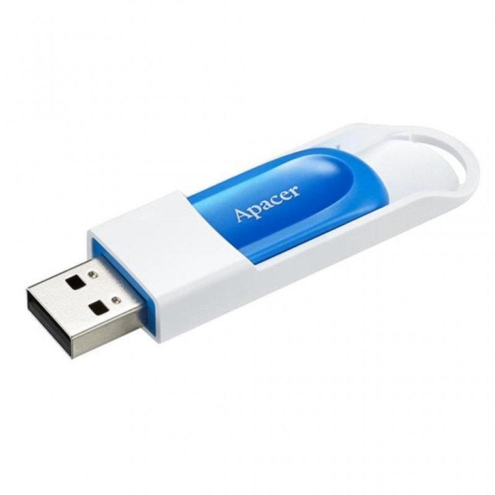 USB флеш накопитель Apacer 32GB AH23A White USB 2.0 (AP32GAH23AW-1)