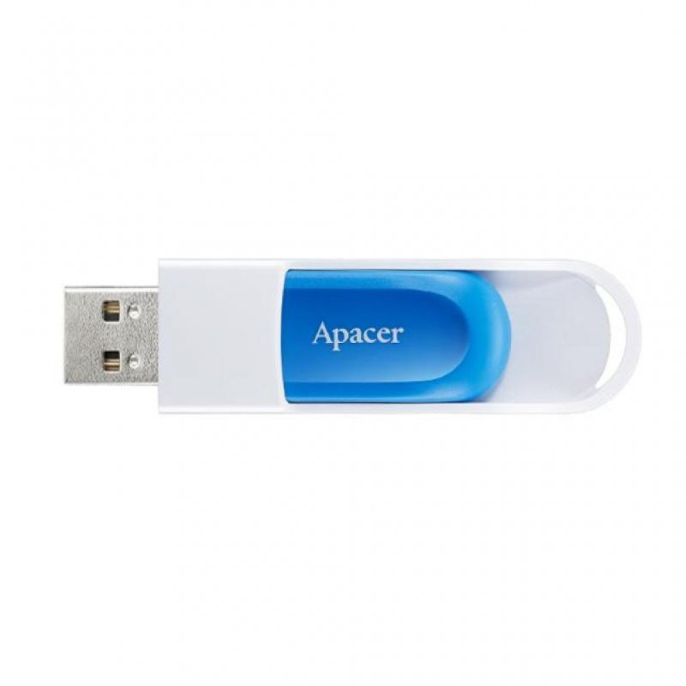 USB флеш накопитель Apacer 32GB AH23A White USB 2.0 (AP32GAH23AW-1)