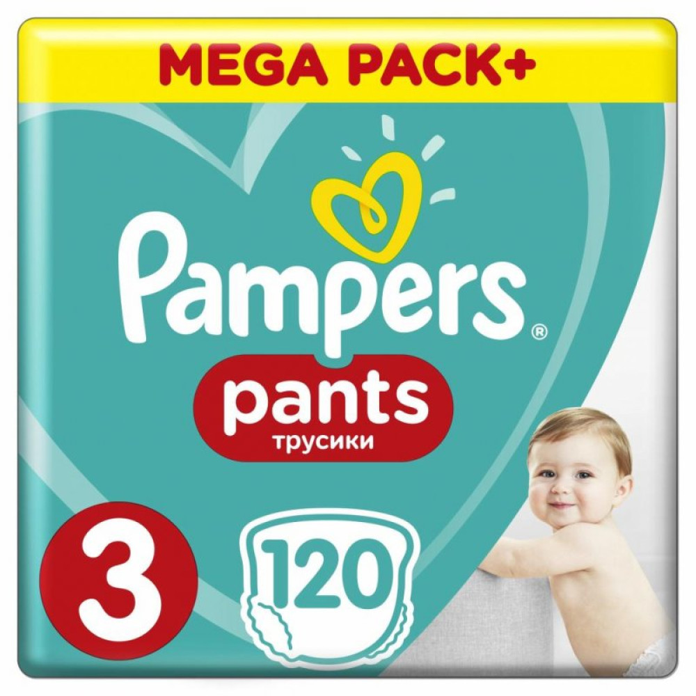 Подгузник Pampers трусики Pants Midi Размер 3 (6-11 кг), 120 шт (4015400697527)
