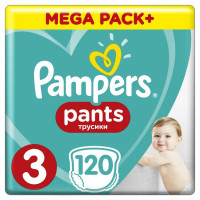 Подгузник Pampers трусики Pants Midi Размер 3 (6-11 кг), 120 шт (4015400697527)