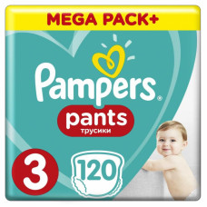 Подгузник Pampers трусики Pants Midi Размер 3 (6-11 кг), 120 шт (4015400697527) Подгузник Pampers трусики Pants Midi Размер 3 (6-11 кг), 120 шт (4015400697527)