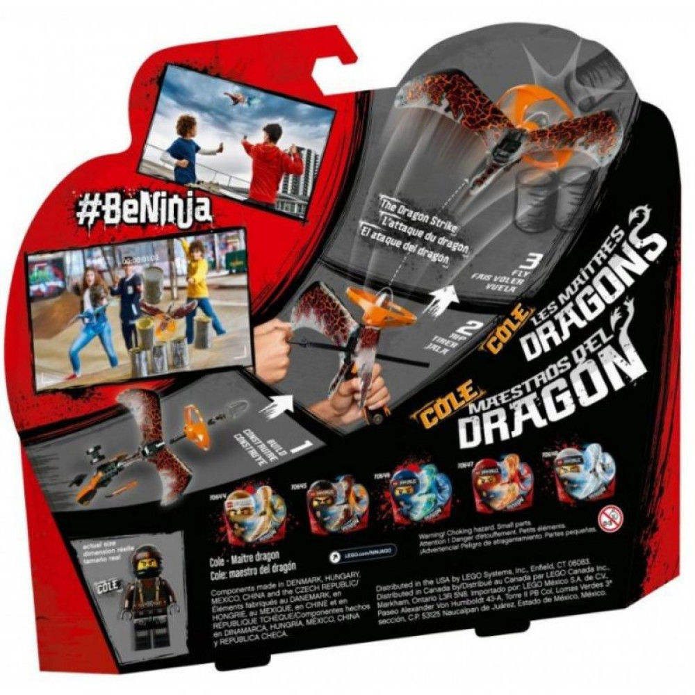 Конструктор LEGO Коул - Король дракона (70645)