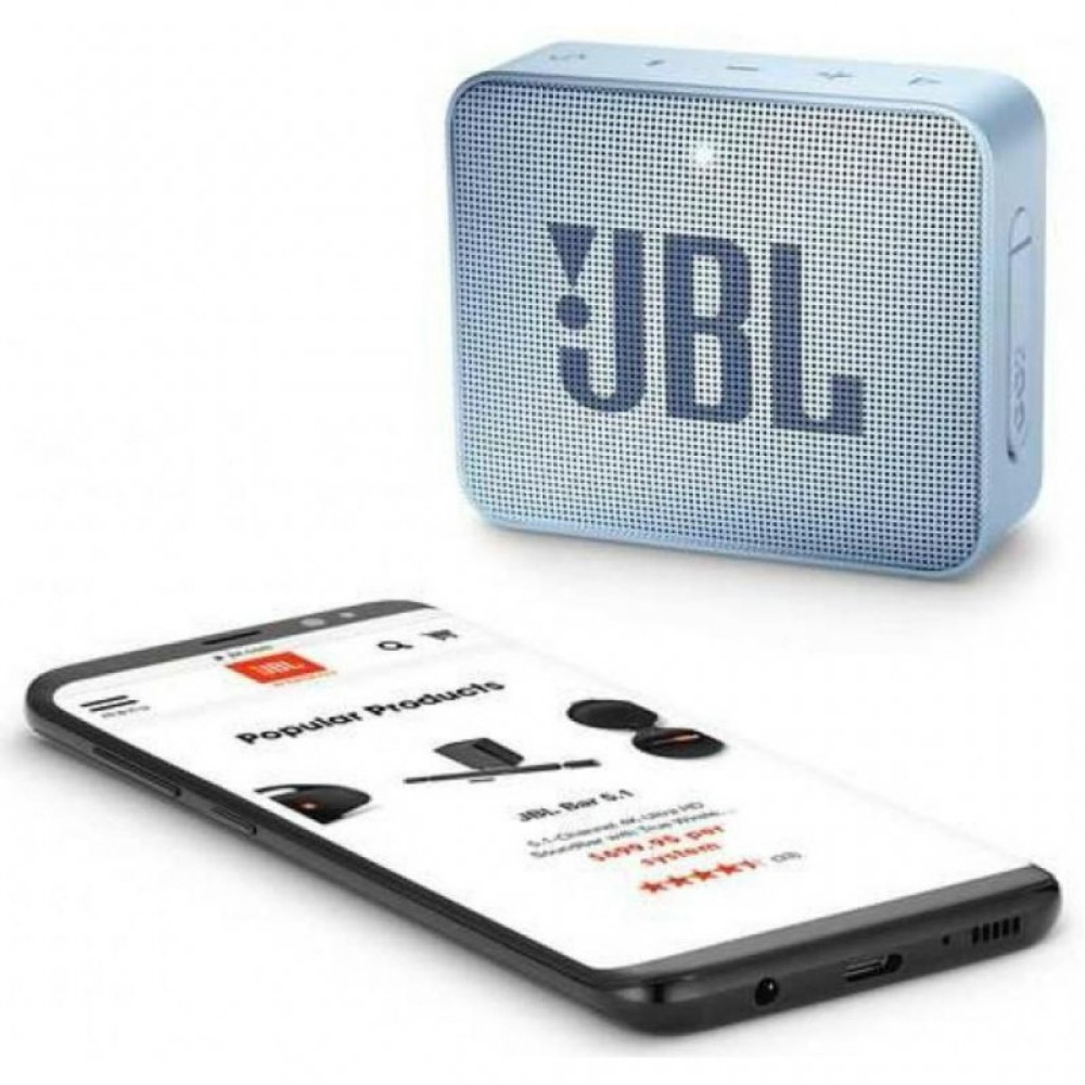 Акустична система JBL GO 2 Cyan (JBLGO2CYAN)