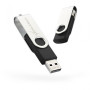 USB флеш накопитель eXceleram 64GB P1 Series Silver/Black USB 2.0 (EXP1U2SIB64)