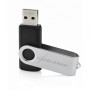 USB флеш накопитель eXceleram 64GB P1 Series Silver/Black USB 2.0 (EXP1U2SIB64)