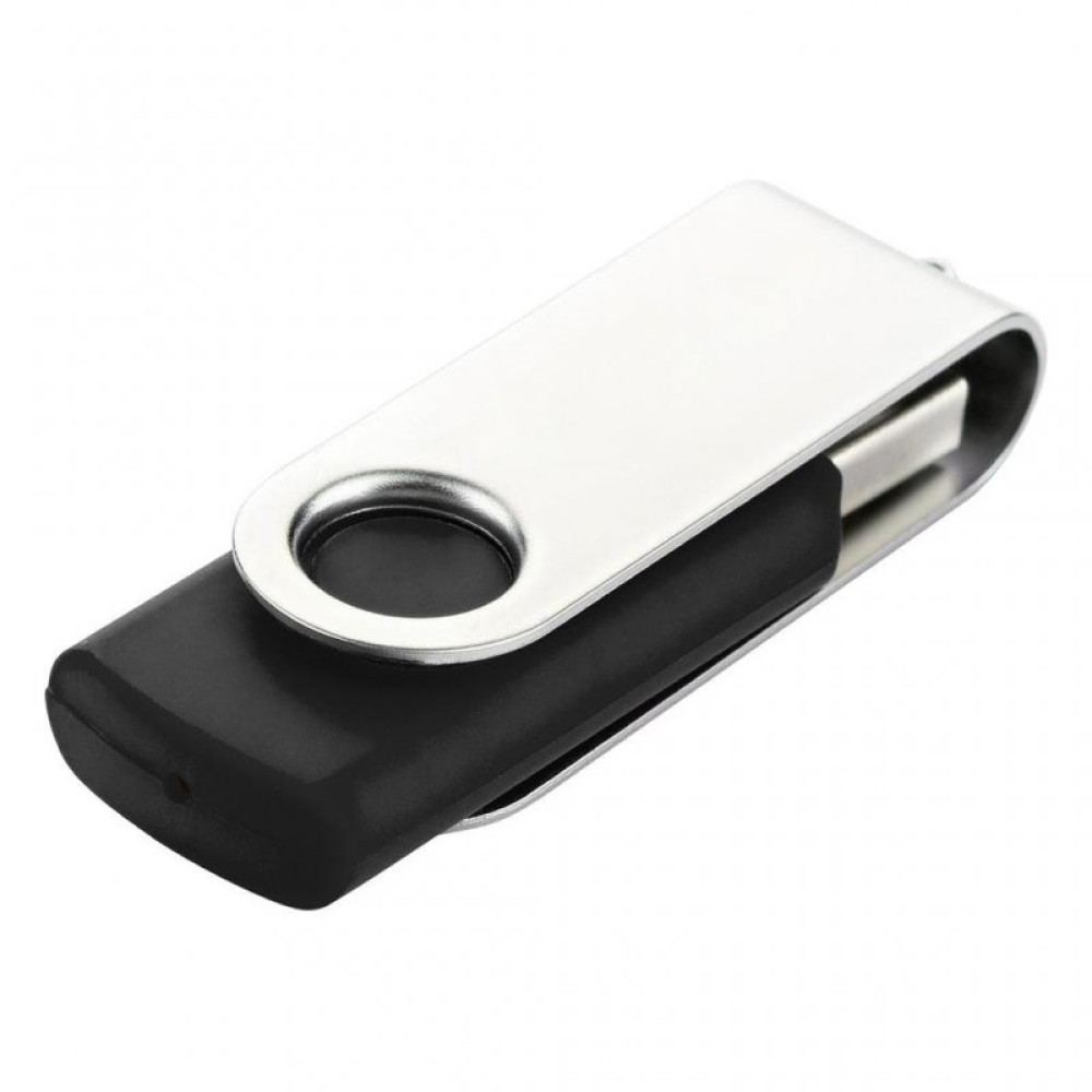 USB флеш накопитель eXceleram 64GB P1 Series Silver/Black USB 2.0 (EXP1U2SIB64)