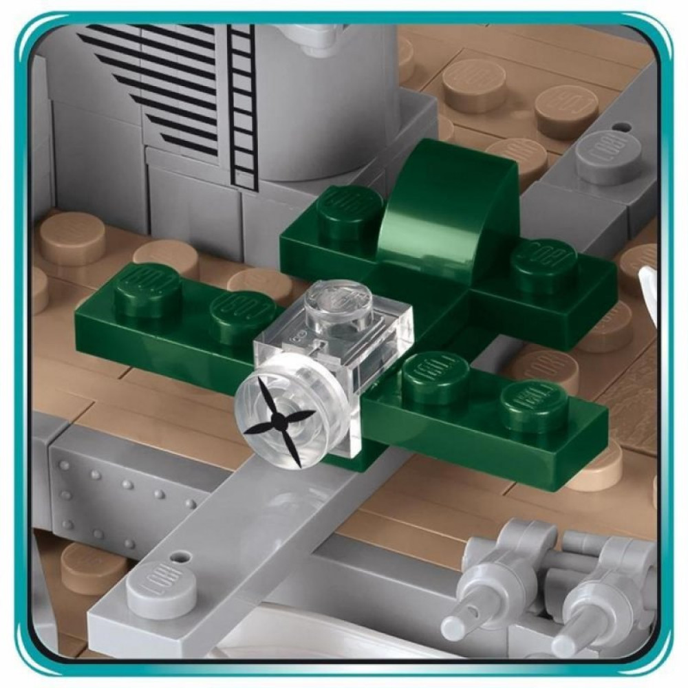 Конструктор Cobi World Of Warships Линкор Бисмарк, 1974 деталей (COBI-3081)