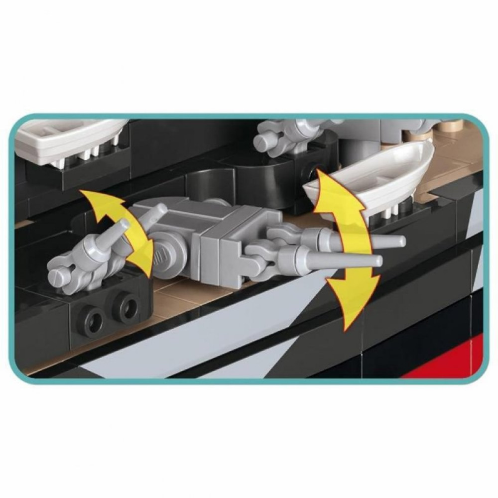 Конструктор Cobi Линкор Тирпиц, 1959 деталей (COBI-4809)