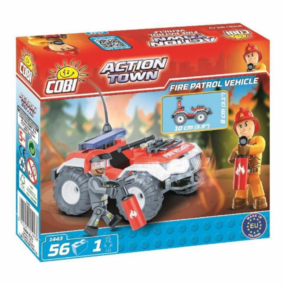 Конструктор Cobi Пожарный патруль, 56 деталей (COBI-1443) Конструктор Cobi Пожарный патруль, 56 деталей (COBI-1443)