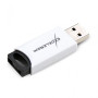 USB флеш накопитель eXceleram 16GB H2 Series White/Black USB 2.0 (EXU2H2W16)