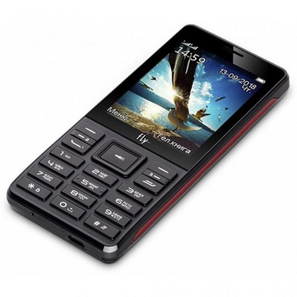 Мобільний телефон Fly TS114 Black