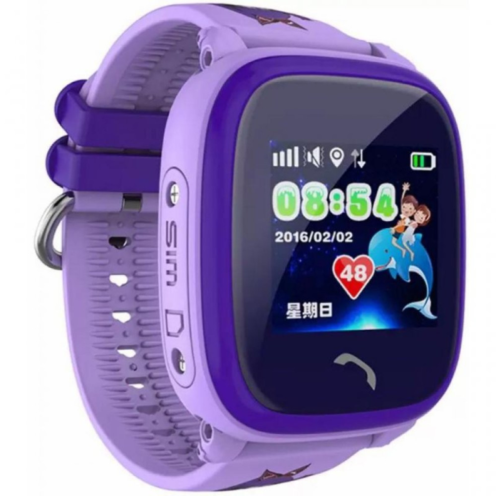 Смарт-часы UWatch DF25 Kids waterproof smart watch Purple (F_52339)