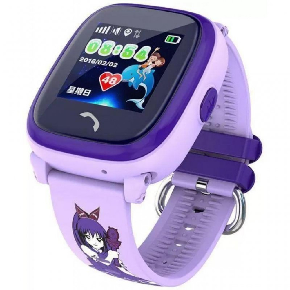 Смарт-часы UWatch DF25 Kids waterproof smart watch Purple (F_52339)