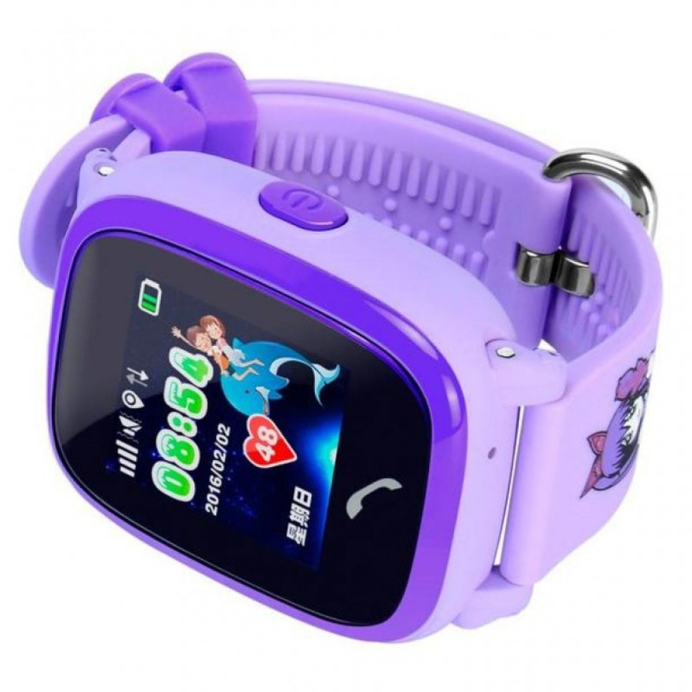 Смарт-часы UWatch DF25 Kids waterproof smart watch Purple (F_52339)