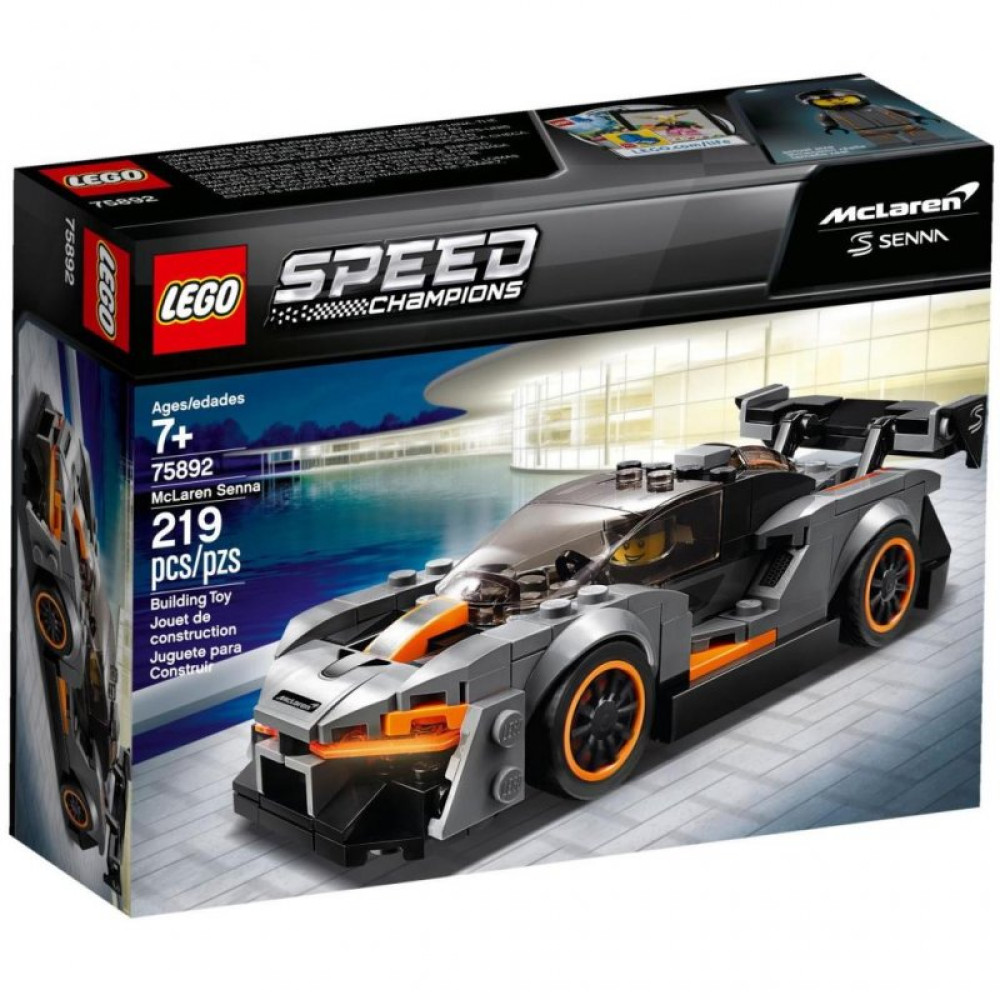 Конструктор LEGO Speed Champions Автомобиль McLaren Senna 219 деталей (75892)