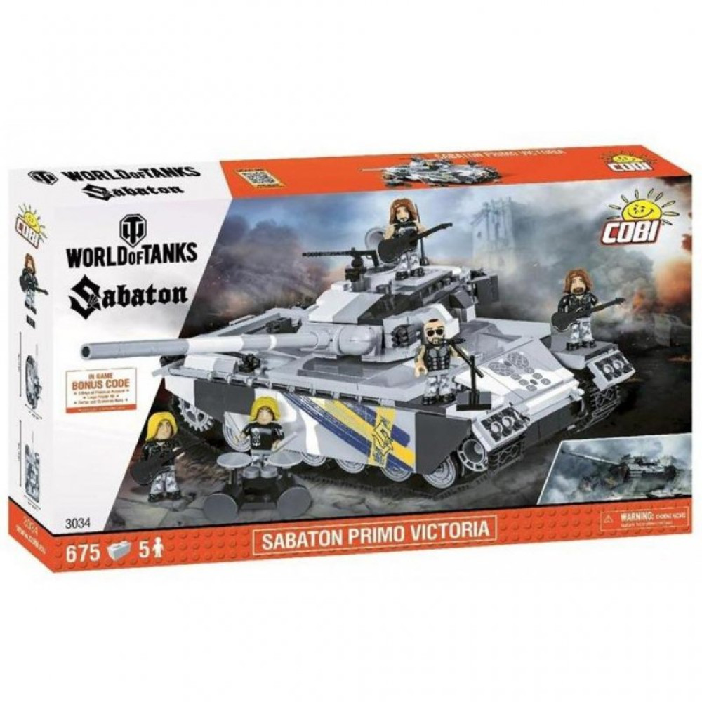 Конструктор Cobi World Of Tanks Сабатон Прімо Вікторія (5902251030346)