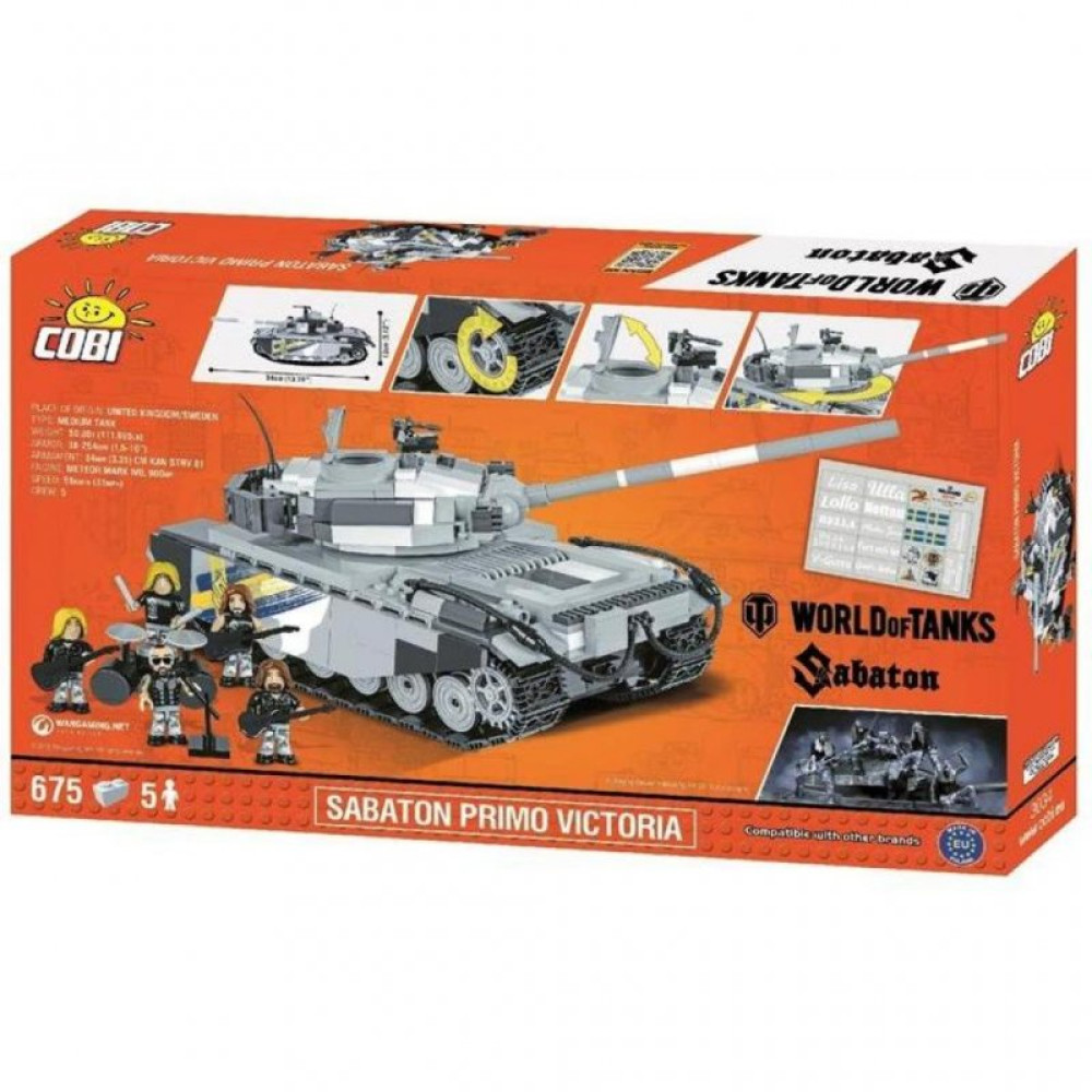 Конструктор Cobi World Of Tanks Сабатон Прімо Вікторія (5902251030346)