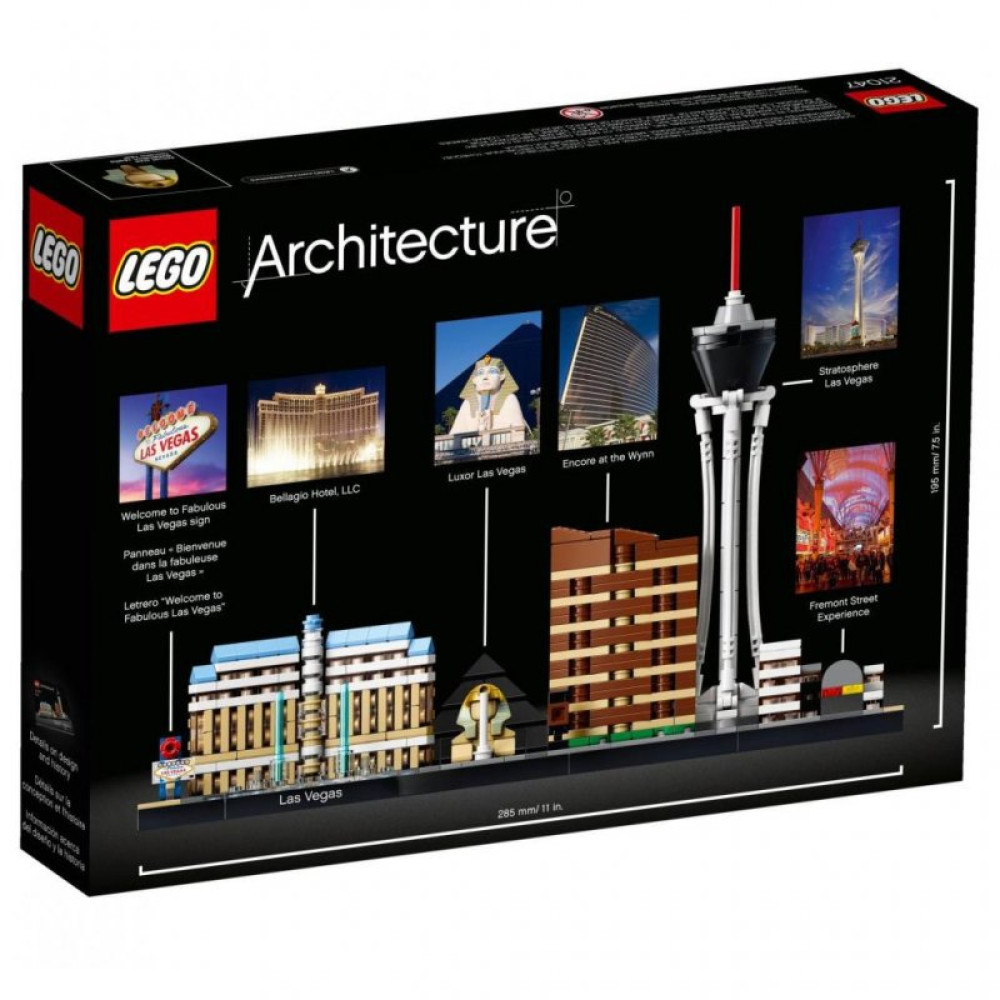 Конструктор LEGO Architecture Лас-Вегас 501 деталь (21047)