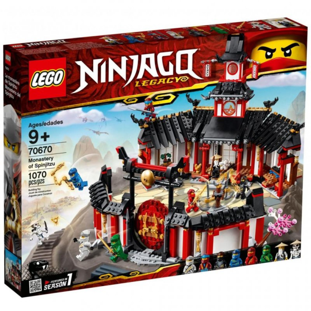 Конструктор LEGO NINJAGO Монастир Спін-джитсу (70670)