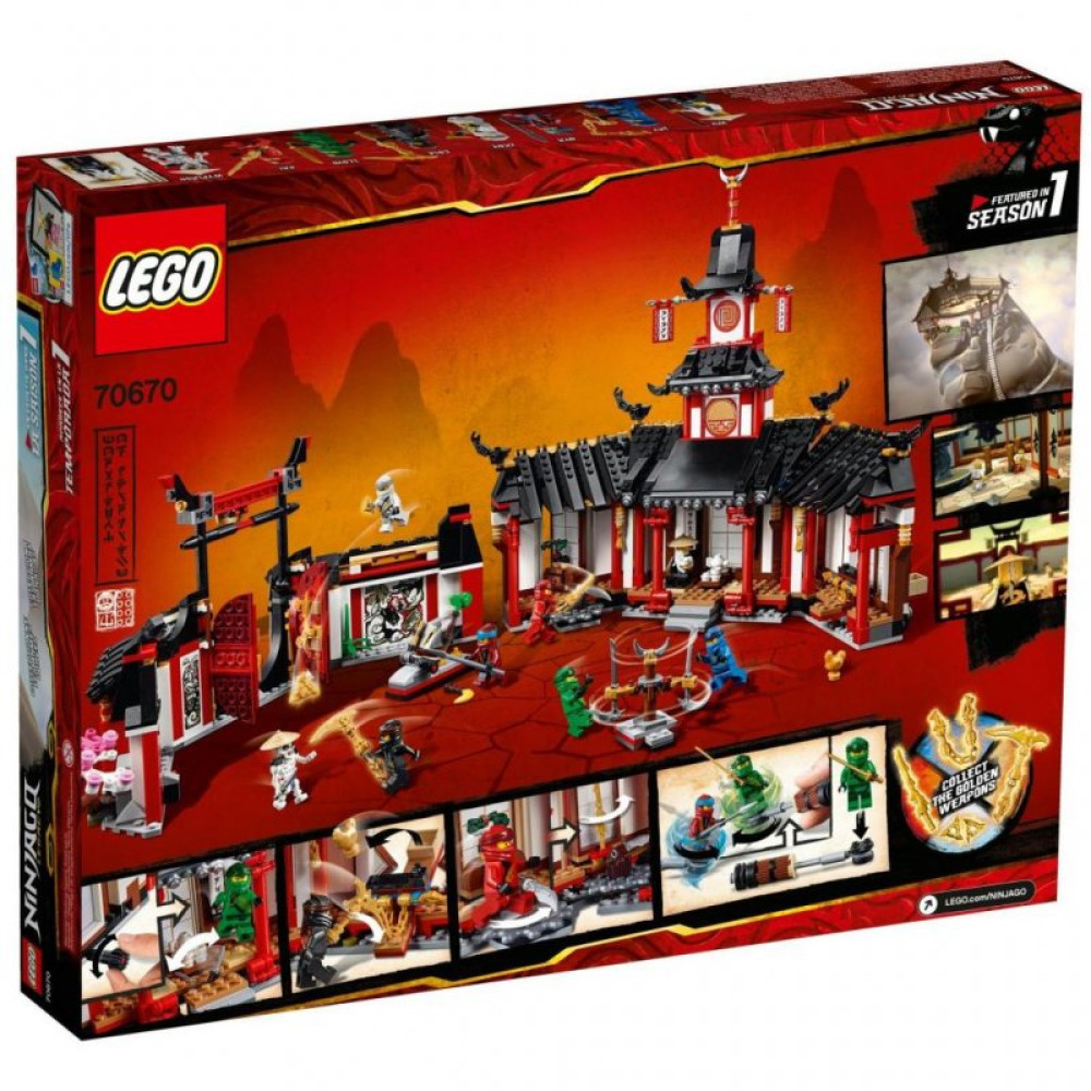 Конструктор LEGO NINJAGO Монастир Спін-джитсу (70670)