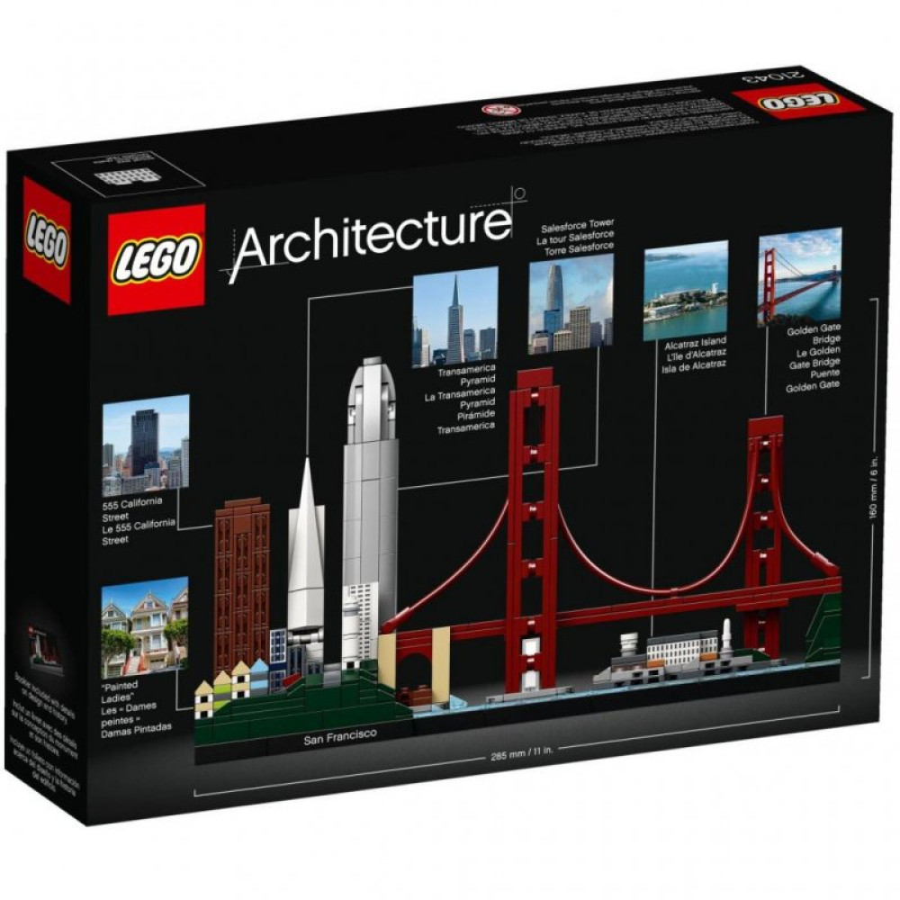 Конструктор LEGO Architecture Сан-Франциско 565 деталей (21043)