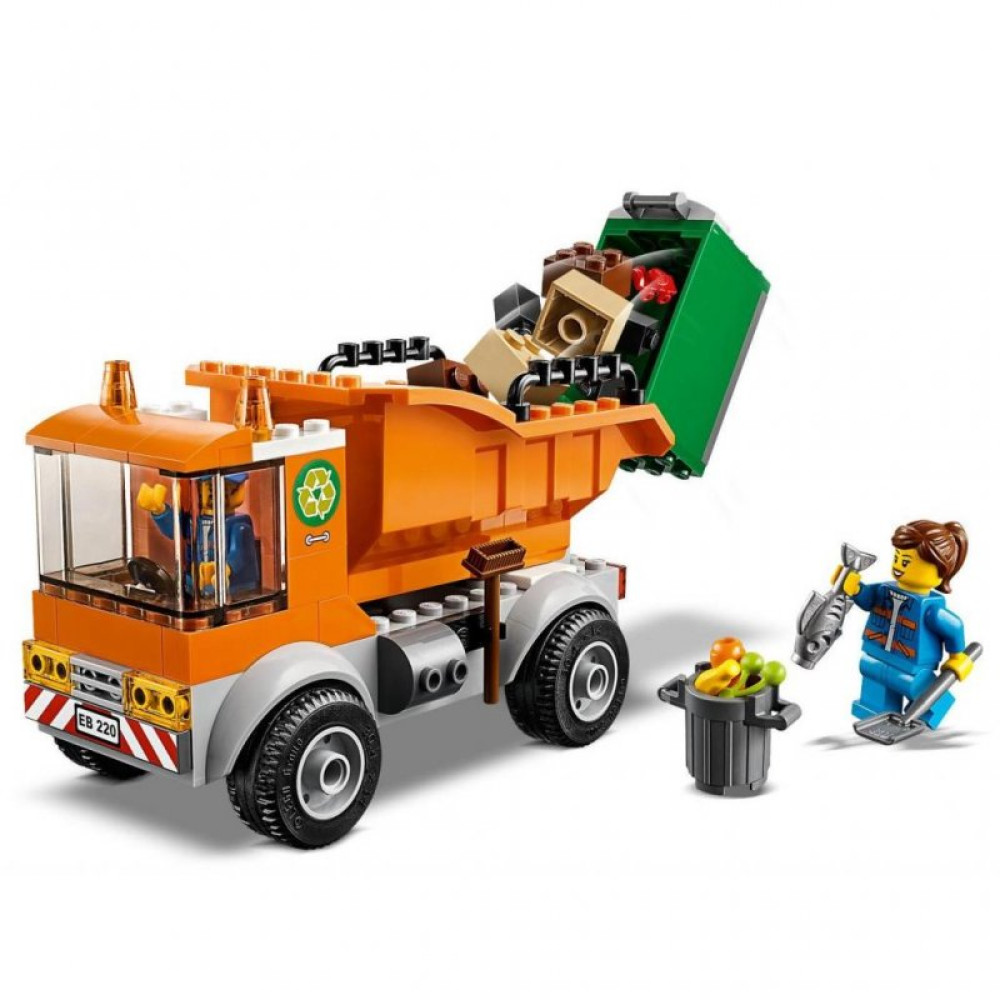 Конструктор LEGO City Мусоровоз 90 деталей (60220)