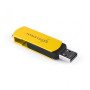 USB флеш накопитель eXceleram 64GB P2 Series Yellow2/Black USB 2.0 (EXP2U2Y2B64)