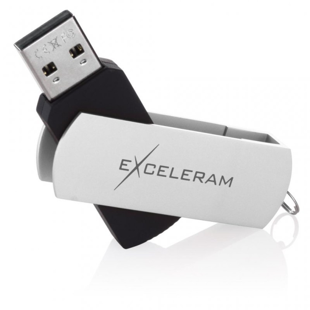USB флеш накопитель eXceleram 16GB P2 Series White/Black USB 2.0 (EXP2U2WH2B16)