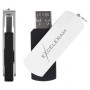 USB флеш накопитель eXceleram 16GB P2 Series White/Black USB 2.0 (EXP2U2WH2B16)