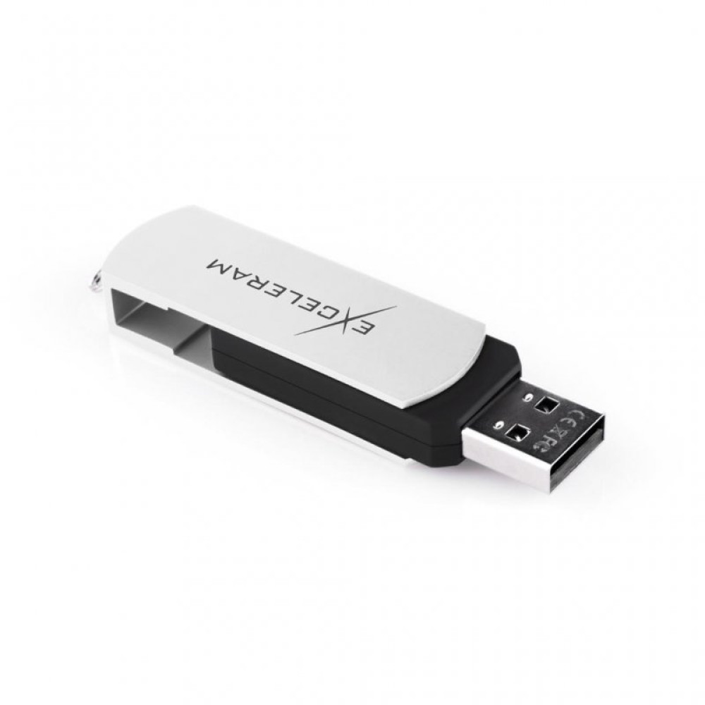 USB флеш накопитель eXceleram 16GB P2 Series White/Black USB 2.0 (EXP2U2WH2B16)