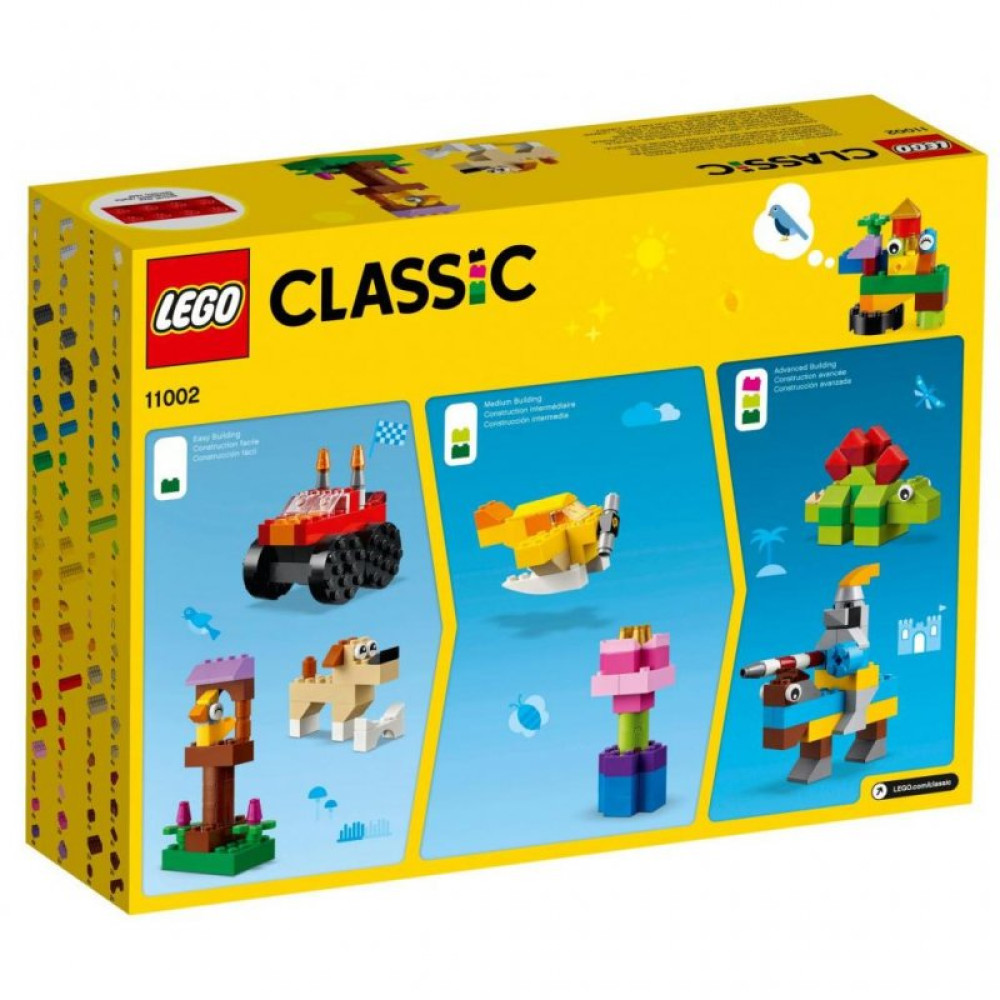 Конструктор LEGO Classic Базовый набор кубиков 300 деталей (11002)