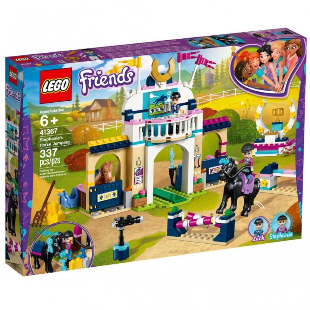Конструктор LEGO Friends Соревнования по конкуру 337 деталей (41367)